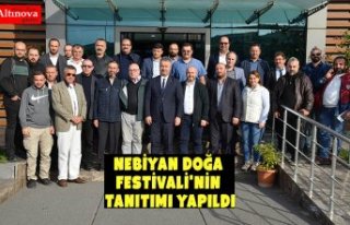Nebiyan Doğa Festivali'nin tanıtımı yapıldı