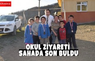 Okul Ziyareti Sahada Son Buldu