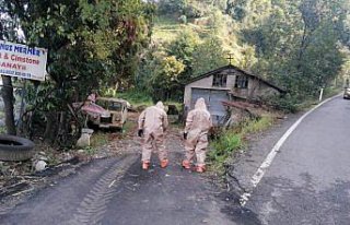 Rize'de yer altından çıkan gaz incelemeye alındı