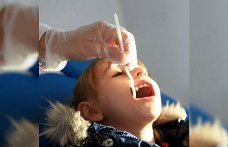 Samsun'da çocuklar eğlenerek diş fırçalamayı...