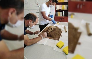 Şapinuva Antik Kenti'nde 3500 yıllık insan kafatası...