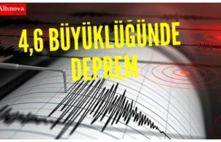 4,6 BÜYÜKLÜĞÜNDE DEPREM