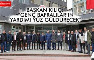 BAŞKAN KILIÇ: “GENÇ BAFRALILAR’IN YARDIMI YÜZ...