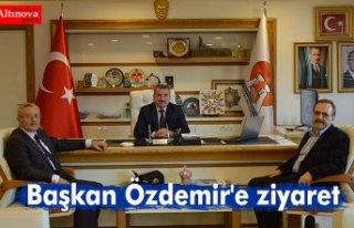 Başkan Özdemir'e ziyaret