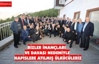 BİZLER İNANÇLARI VE DAVASI NEDENİYLE HAPİSLERE...