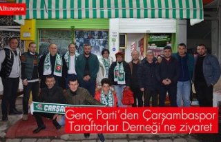 Genç Parti’den Çarşambaspor Taraftarlar Derneği’ne...