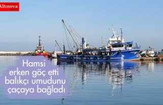 Hamsi erken göç etti balıkçı umudunu çaçaya...