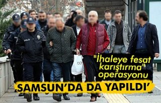 "İhaleye fesat karıştırma" operasyonunda...