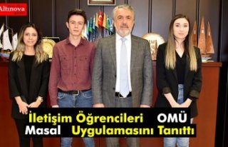 İletişim Öğrencileri “OMÜ Masal” Uygulamasını...