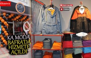 KA MODA BAFRA'DA HİZMETE AÇILDI