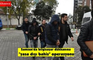 Samsun'da bilgisayar dükkanına "yasa dışı...