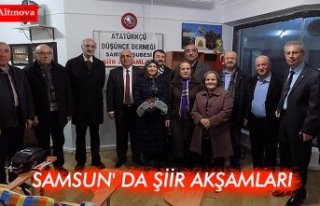 SAMSUN' DA ŞİİR AKŞAMLARI