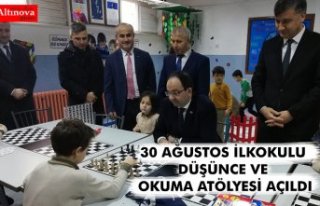 30 AĞUSTOS İLKOKULU DÜŞÜNCE VE OKUMA ATÖLYESİ...