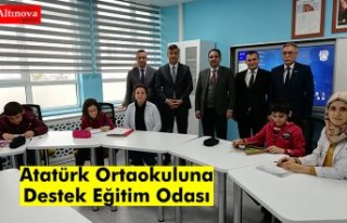 Atatürk Ortaokuluna Destek Eğitim Odası