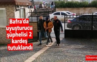 Bafra'da uyuşturucu şüphelisi 2 kardeş tutuklandı