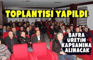 Bafra Üretim Kapsamına Alınacak