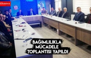 Bağımlılıkla Mücadele Toplantısı Yapıldı