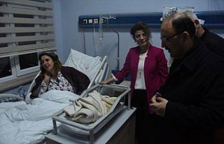 Bartın'da yılın ilk bebeği doğdu