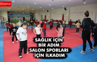 SAĞLIK İÇİN BİR ADIM SALON SPORLARI İÇİN İLKADIM
