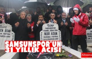 Samsunspor'un 31 yıllık acısı