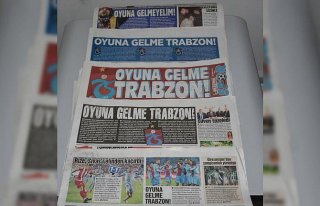 Trabzon yerel basınından taraftarlara sağduyu çağrısı