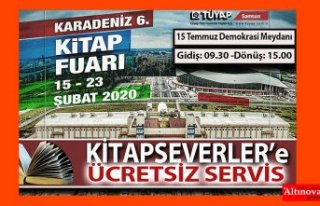 BAFRA BELEDİYESİ KİTAPSEVERLERİ ÜCRETSİZ TAŞIYACAK