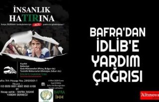 BAFRA'DAN İDLİB'E YARDIM ÇAĞRISI - bafra...
