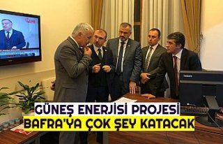 GÜNEŞ ENERJİSİ PROJESİ BAFRA'YA ÇOK ŞEY...
