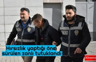 Hırsızlık yaptığı öne sürülen zanlı tutuklandı
