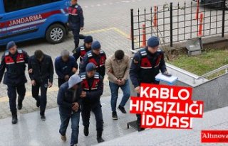 Kablo hırsızlığı iddiası