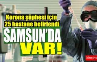 Korona şüphesi için 25 hastane belirlendi