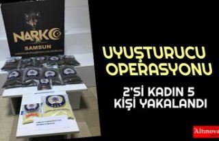 Uyuşturucu operasyonunda 5 kişi gözaltına alındı
