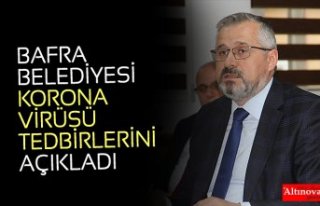BAFRA BELEDİYESİ KORONA VİRÜSÜ TEDBİRLERİNİ...