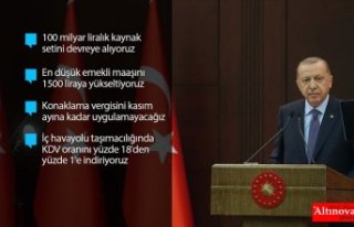 Cumhurbaşkanı Erdoğan Ekonomik İstikrar Kalkanı...