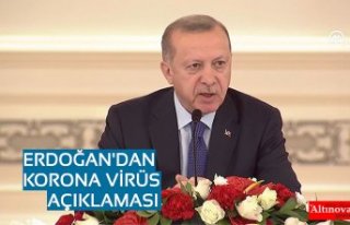 ERDOĞAN'DAN KORONA VİRÜS AÇIKLAMASI