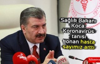 Sağlık Bakanı Koca: Koronavirüs tanısı konan...