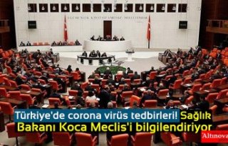 Türkiye'de corona virüs tedbirleri! Sağlık...