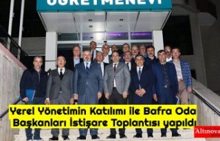 Yerel Yönetimin Katılımı ile Bafra Oda Başkanları...