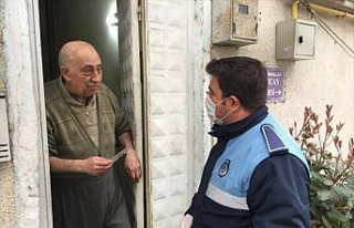 Zabıtaya hitabıyla duygulandıran Burhan amcadan...