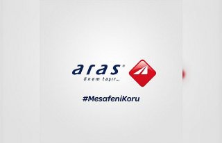 Aras Kargo, logosunu ayırarak sosyal mesafeye dikkati...