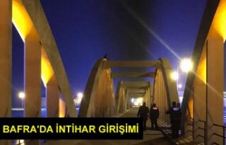 BAFRA'DA İNTİHAR GİRİŞİMİ