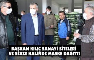 BAŞKAN KILIÇ SANAYİ SİTELERİ VE SEBZE HALİNDE...