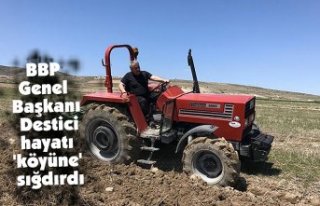 BBP Genel Başkanı Destici hayatı 'köyüne'...