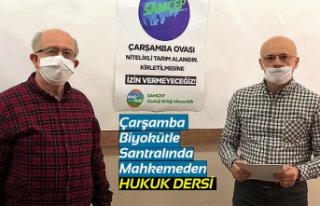 Çarşamba Biyokütle Santralında Mahkemeden HUKUK...