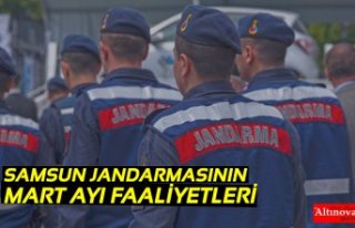 JANDARMANIN MART AYI FAALİYETLERİ AÇIKLANDI