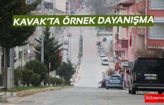 KAVAK’TA ÖRNEK DAYANIŞMA