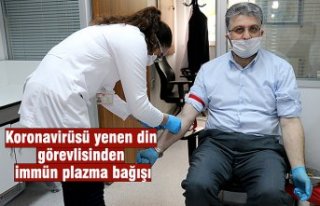 Koronavirüsü yenen din görevlisinden immün plazma...