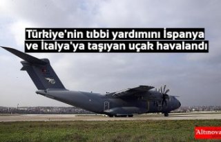 Türkiye'nin tıbbi yardımını İspanya ve...
