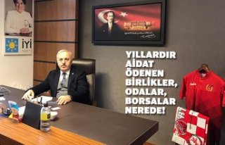 "YILLARDIR AİDAT ÖDENEN BİRLİKLER, ODALAR,...