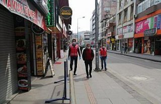 Zonguldak'ta 1,5 metreden yakın yürüyenlere idari...